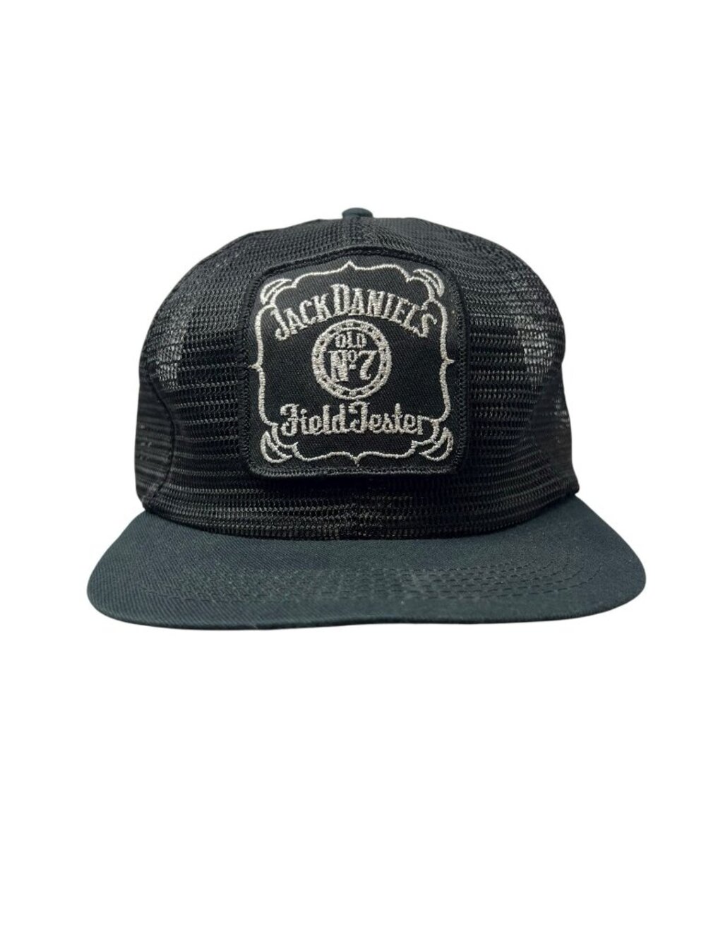 Jack Daniels Field Tester Vintage Mesh Trucker Snapback Hat Cap Dad Old No. 7